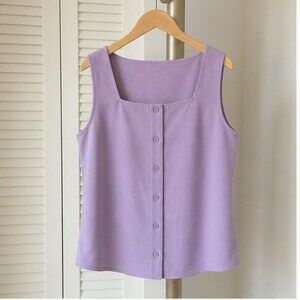 Lilac Tie Neck Blouse
